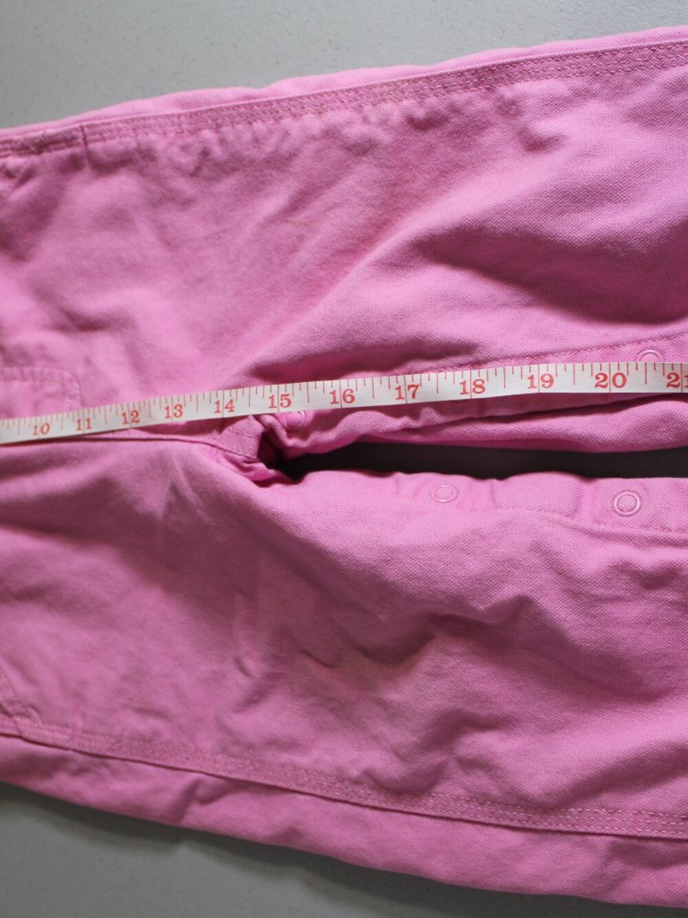 Carhartt Infant/Toddler Girl's Pink Canvas Bib Overalls Size 18M - Picture 13 of 15